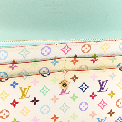 Louis Vuitton Monogram Multicolor Sarah Wallet White Anie 8 of 8
