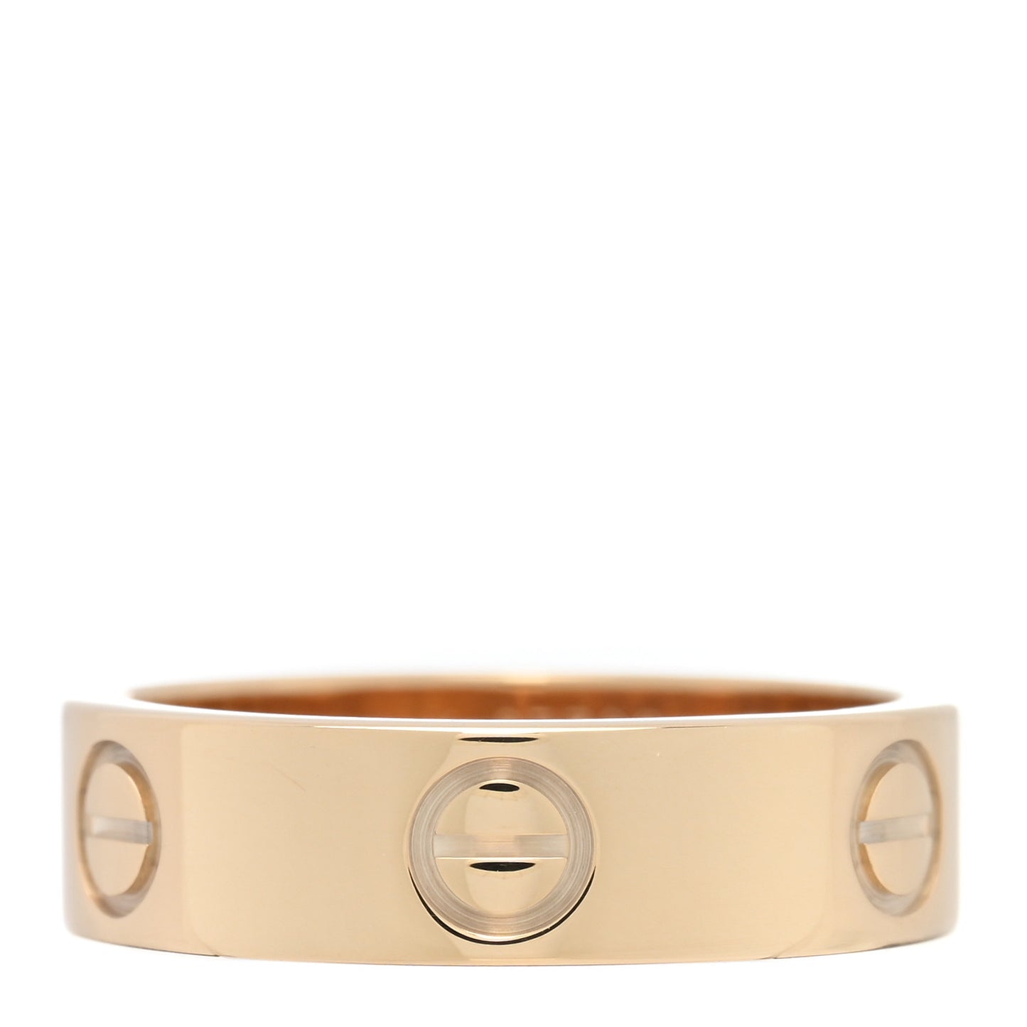 18K Yellow Gold 5.5mm LOVE Ring 54 6.75
