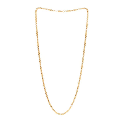 David Yurman 18K Yellow Gold 3.4mm Box Chain Necklace 22" 1 of 4