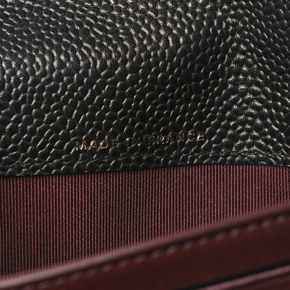 Chanel Caviar Quilted Large Gusset Flap Wallet Black 7 of 8