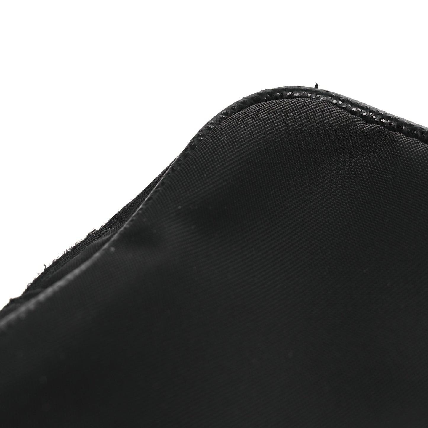 Tessuto Nylon Saffiano Mini Pouch Black