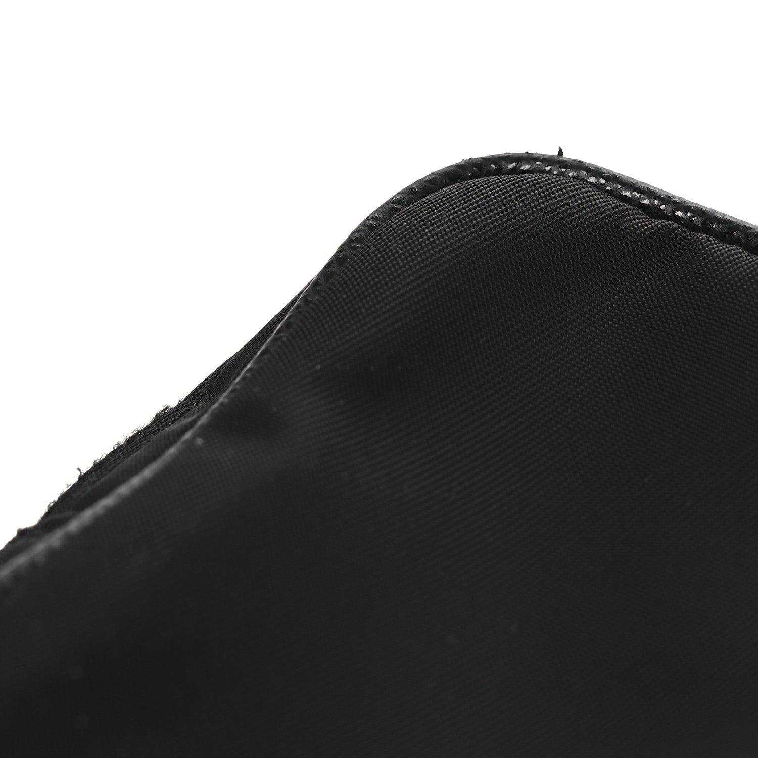 Prada Tessuto Nylon Saffiano Mini Pouch Black 9 of 10