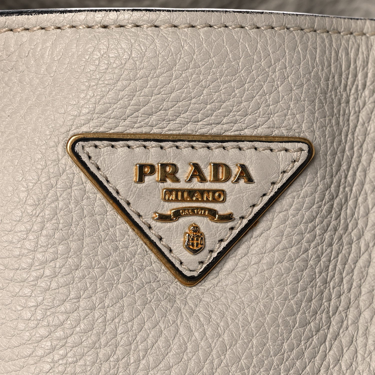 Prada Vitello Daino Tote Talco 6 of 11