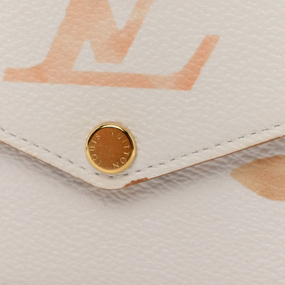 Louis Vuitton Monogram Giant By The Pool 2.0 Felicie Pochette Chain Wallet Beige 10 of 11