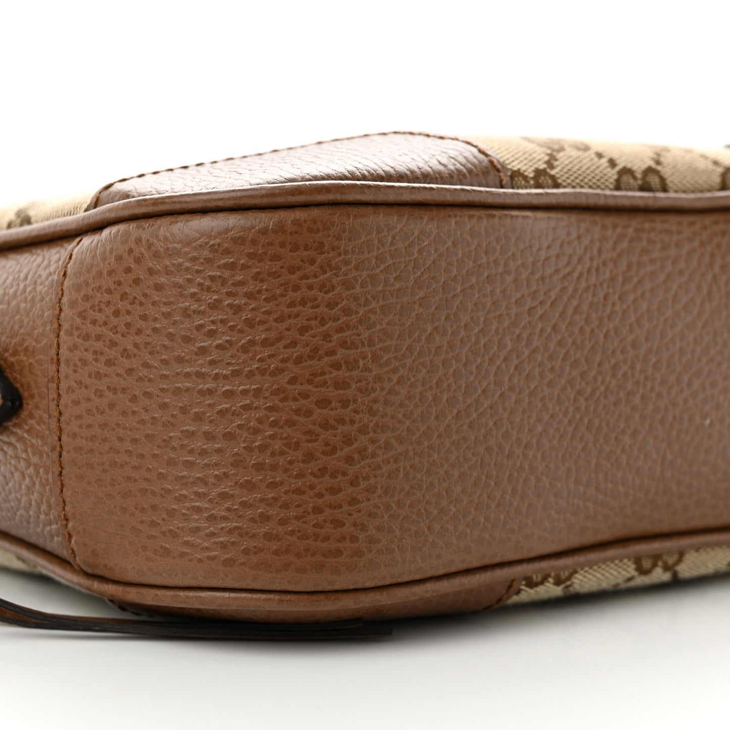 Monogram Mini Bree Messenger Bag Beige Tabacco