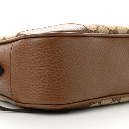 Gucci Monogram Mini Bree Messenger Bag Beige Tabacco 9 of 11
