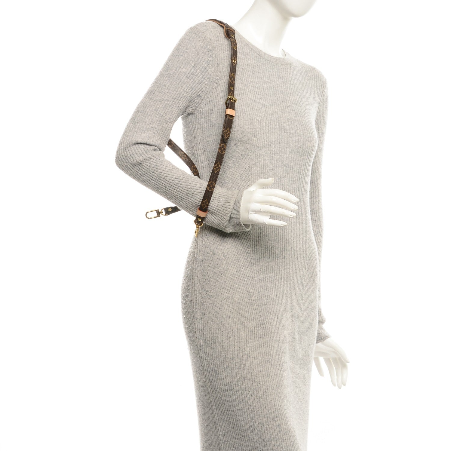 Louis Vuitton Monogram 16mm Adjustable Shoulder Strap 2 of 5