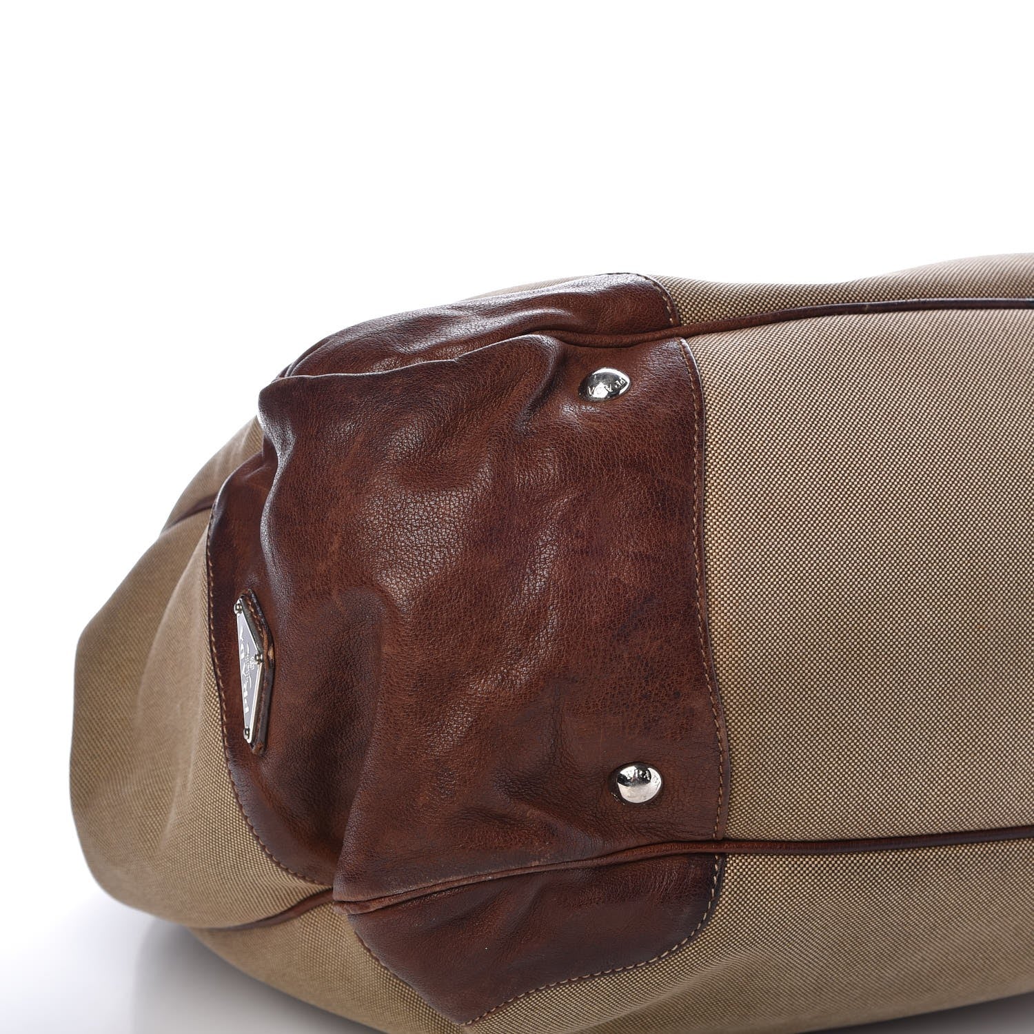 Prada Jacquard Logo Frame Brown 11 of 25