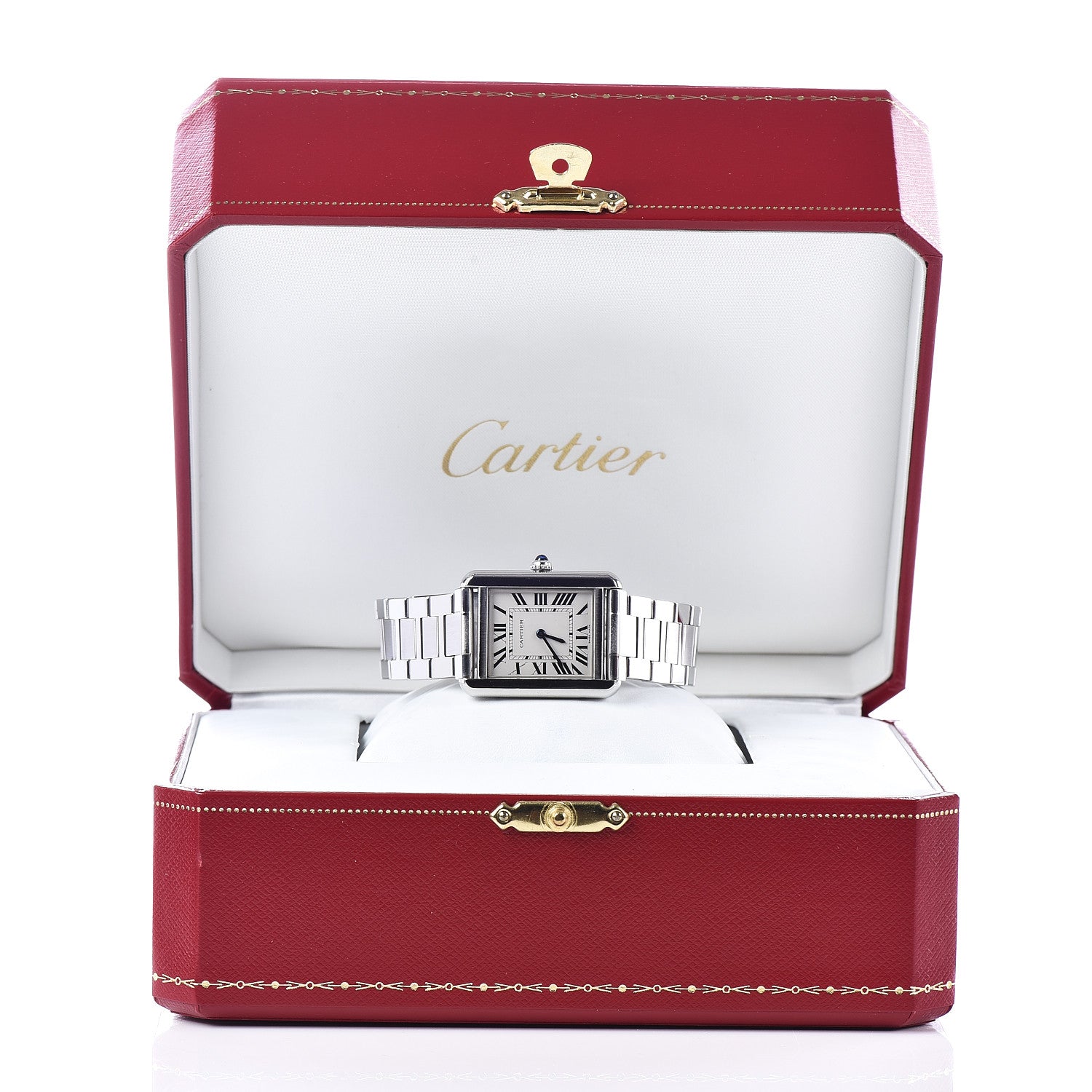 Cartier Stainless Steel 24mm Tank Solo Quartz Watch 7 of 7