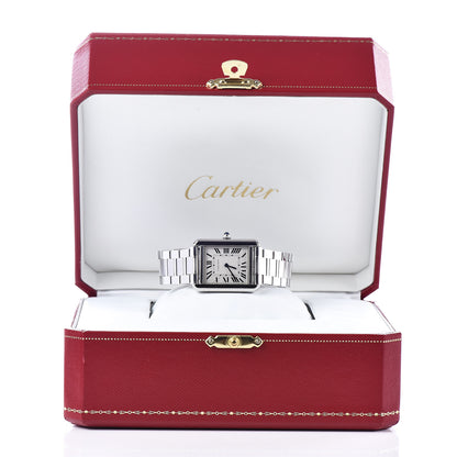 Cartier Stainless Steel 24mm Tank Solo Quartz Watch 7 of 7