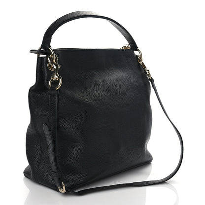 Gucci Pebbled Calfskin Large Soho Hobo Black 3 of 9