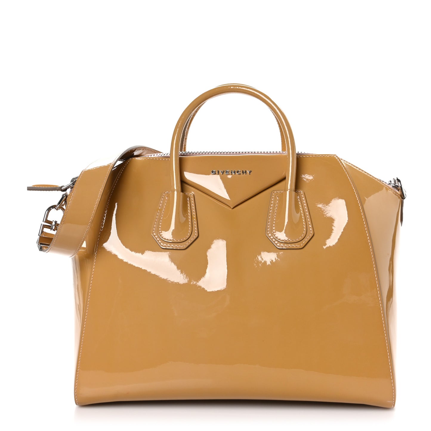 Patent Calfskin Medium Antigona Beige