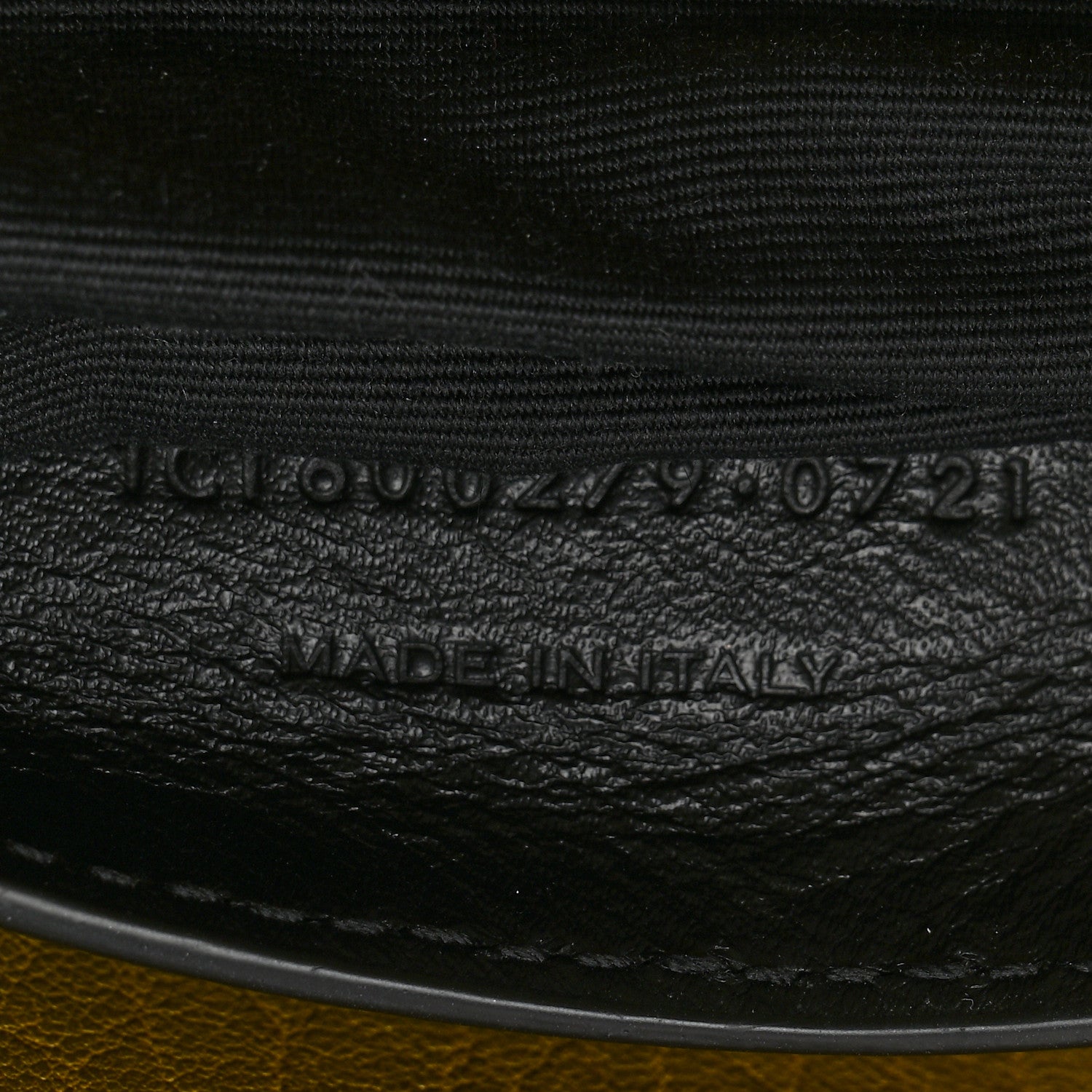 Saint Laurent Sheepskin Matelasse Chevron Monogram Medium College Bag Olive 8 of 12