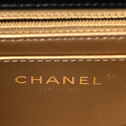 Chanel Lambskin Quilted Mini Rectangular Pearl Crush Flap Black 6 of 9