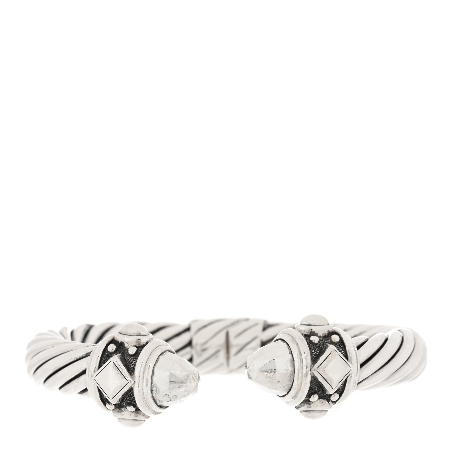 David Yurman Sterling Silver 10mm Renaissance Cable Bracelet 1 of 4