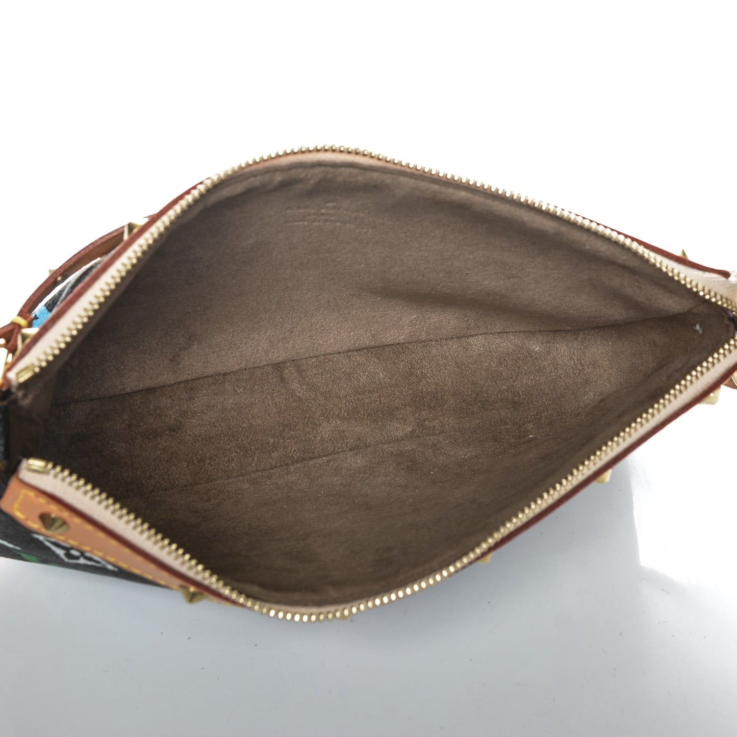 Monogram Multicolor Pochette Accessories Black