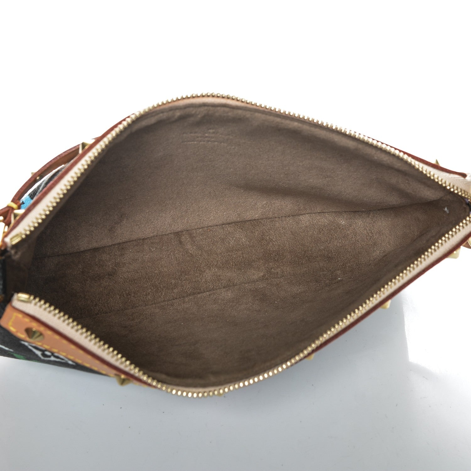 Louis Vuitton Monogram Multicolor Pochette Accessories Black 5 of 8