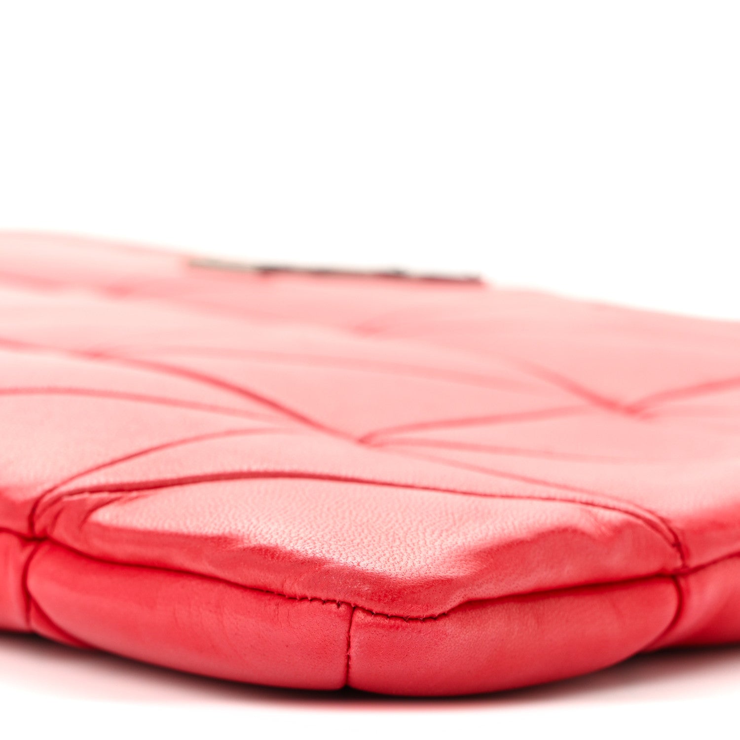 Saint Laurent Lambskin Patchwork Monogram Jamie Document Holder Red 10 of 11