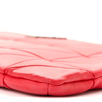 Saint Laurent Lambskin Patchwork Monogram Jamie Document Holder Red 10 of 11