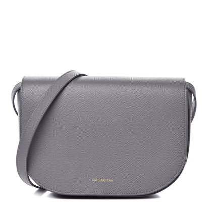 Balenciaga Grained Calfskin Logo S Ville Day Bag Gris Perle Fonce White 1 of 11