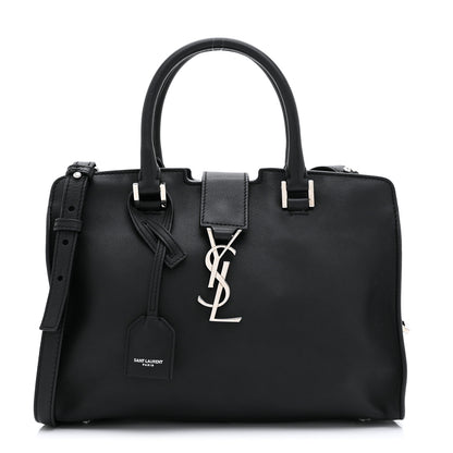 Saint Laurent Calfskin Monogram Baby Downtown Cabas Black 1 of 10