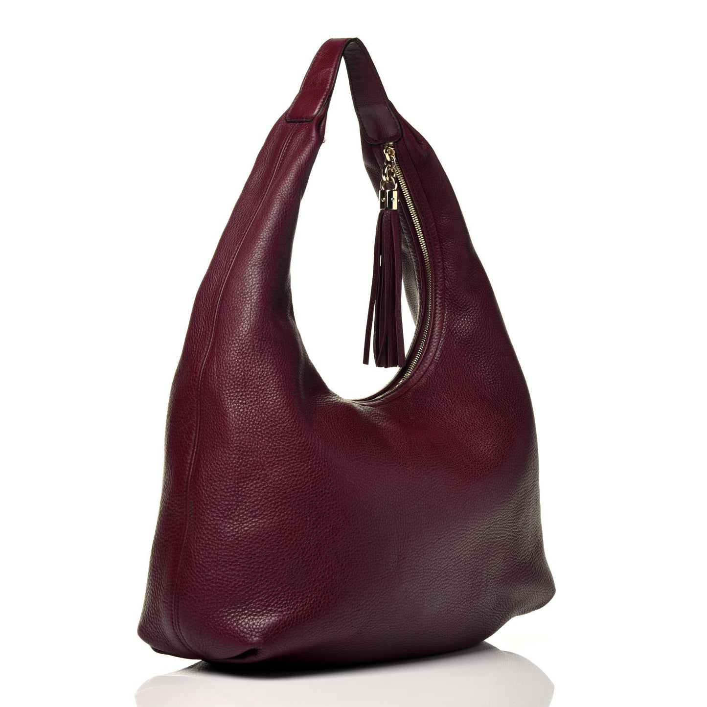Cellarius Calfskin Large Soho Hobo Scarlatto