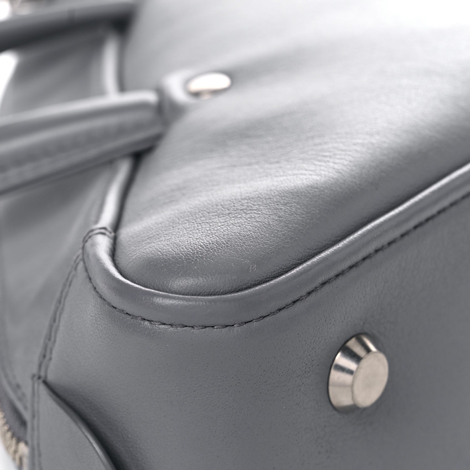 Balenciaga Calfskin S Triangle Duffle Grey 9 of 15