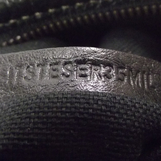 Prorsum Textured Leather Crossbody Bag Black