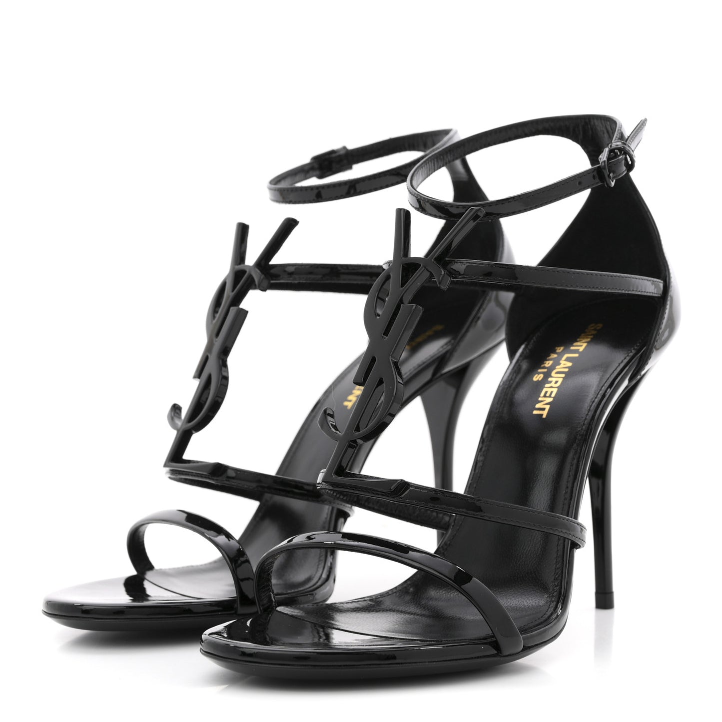 Patent Cassandra 100 Sandals 38 Black
