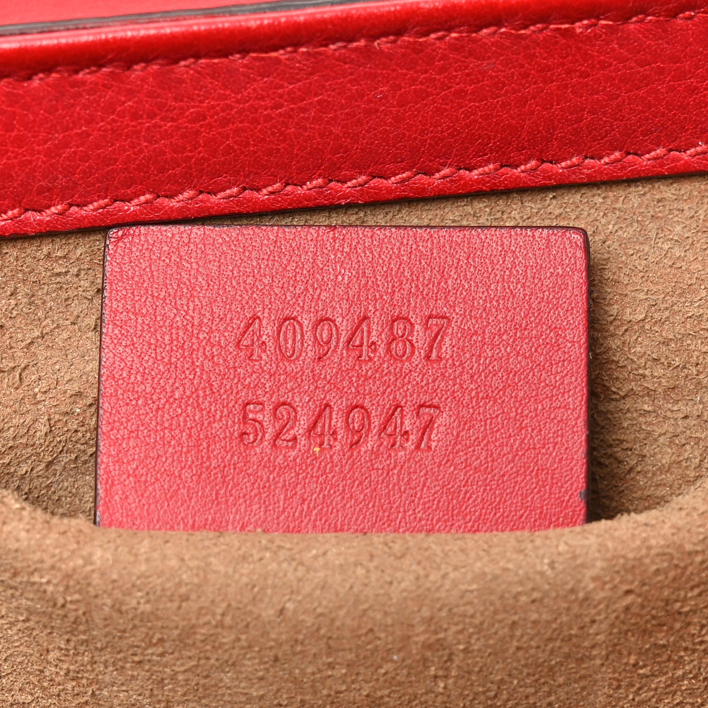 GG Supreme Monogram Calfskin Small Padlock Shoulder Bag Beige Hibiscus Red New Rosette