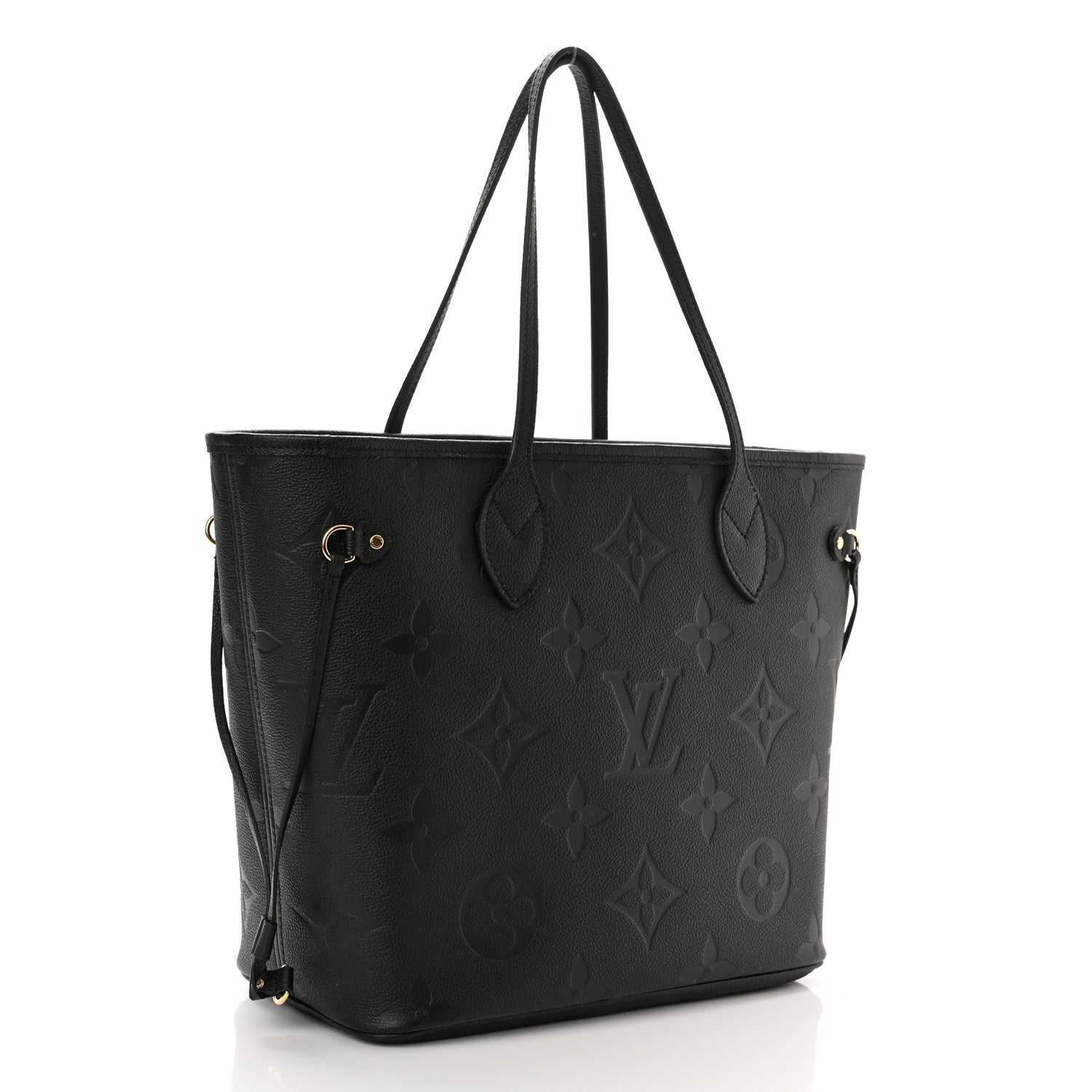 Louis Vuitton Empreinte Monogram Giant Neverfull MM Black 4 of 11