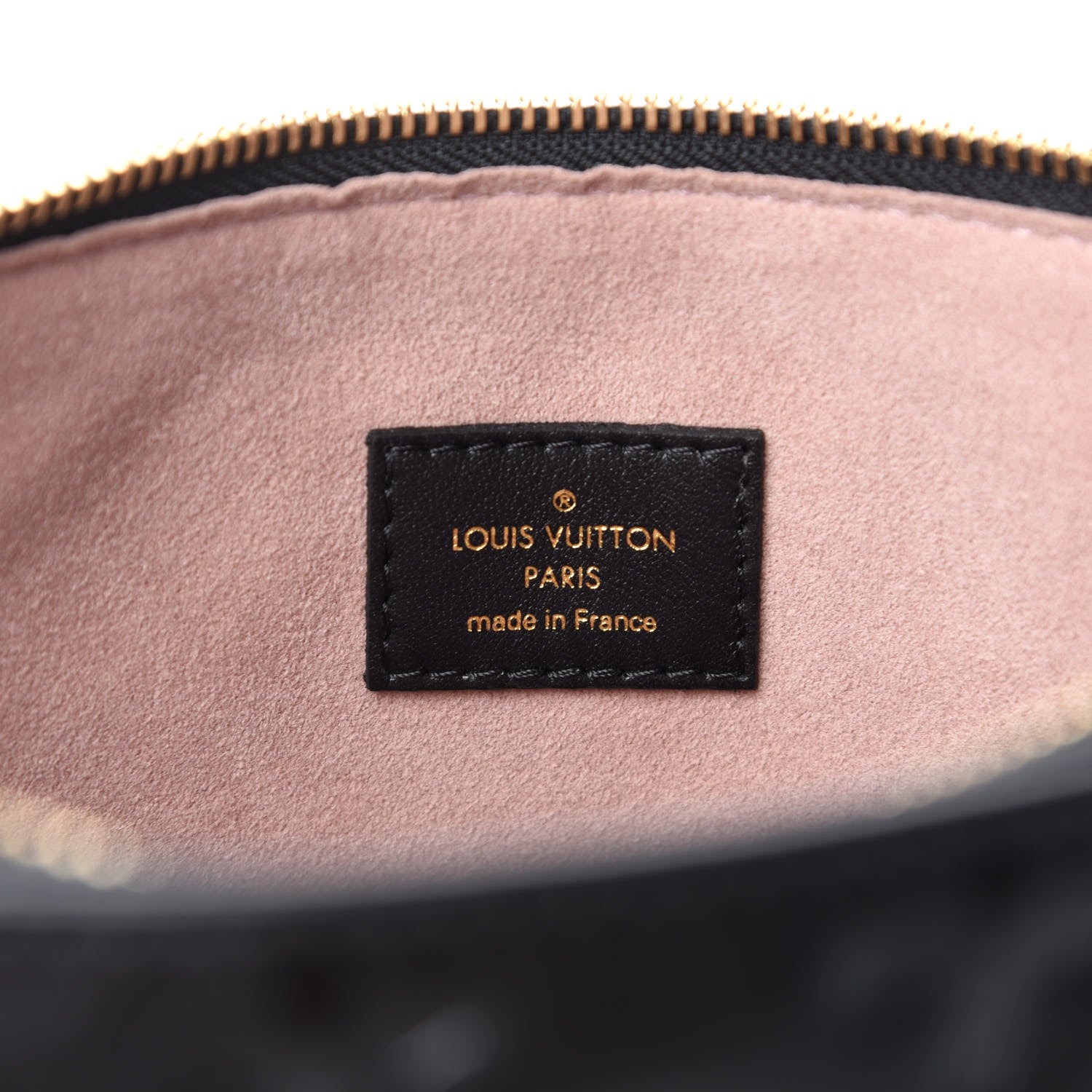 Louis Vuitton Lambskin Embossed Monogram Coussin PM Black 9 of 12