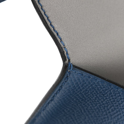 Hermes Epsom Constance Verso 24 Bleu Agate Gris Mouette 10 of 12