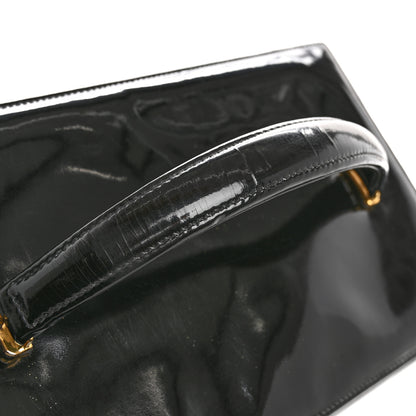 Chanel Patent CC Vanity Cosmetic Case Black 10 of 16