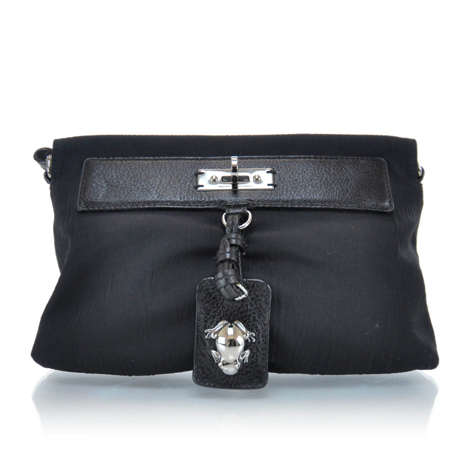 Marc Jacobs Nylon Lucky Love Oversized Clutch Bag Black 1 of 10