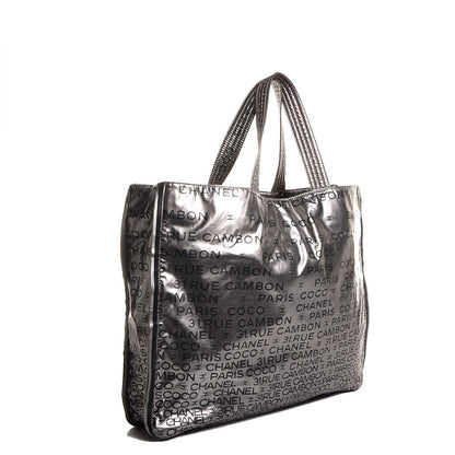 Chanel Coated Canvas Unlimited Large Tote Argent Fonce 3 of 7