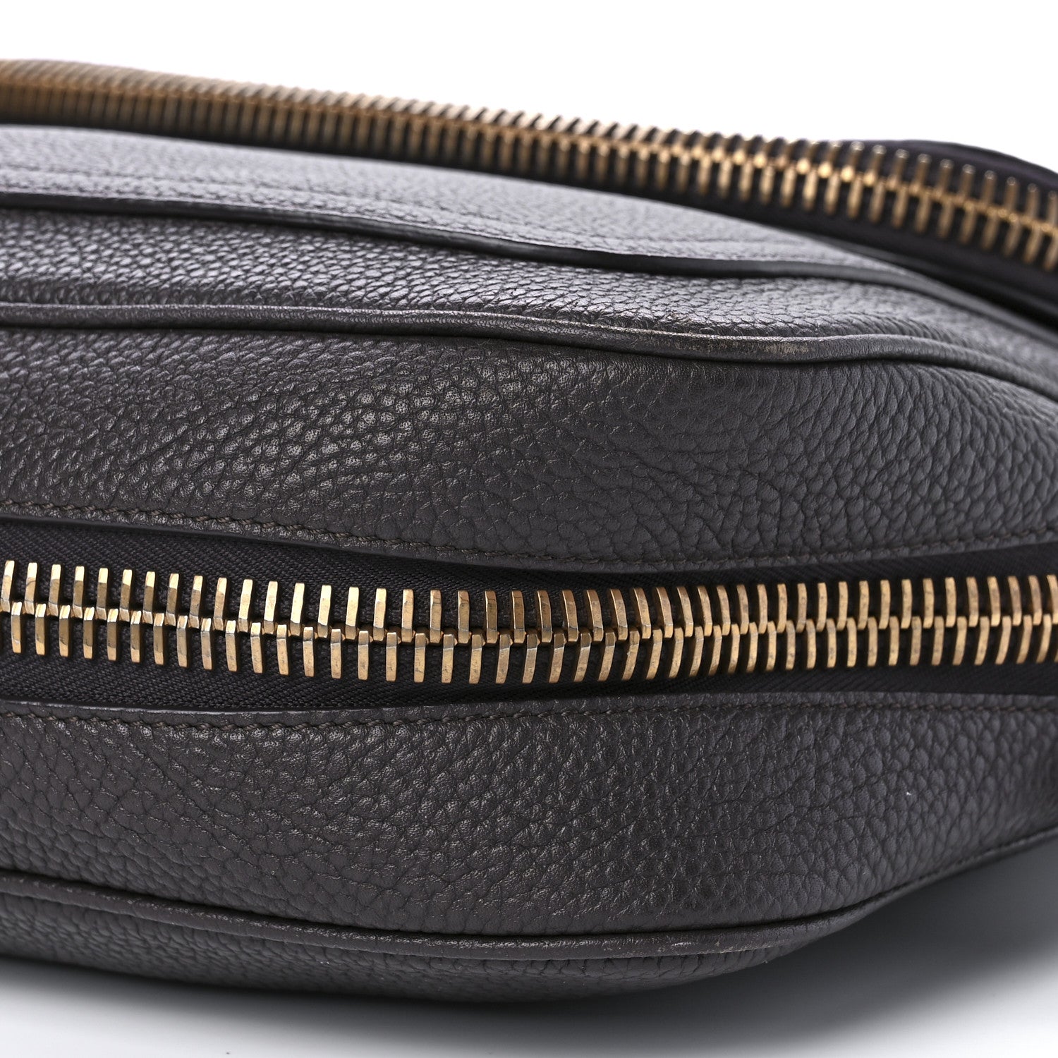 Tom Ford Pebbled Calfskin Large Jennifer Dark Brown 7 of 7