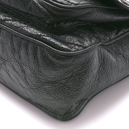 Saint Laurent Crinkled Calfskin Matelasse Monogram Medium Niki Chain Satchel Black 12 of 12