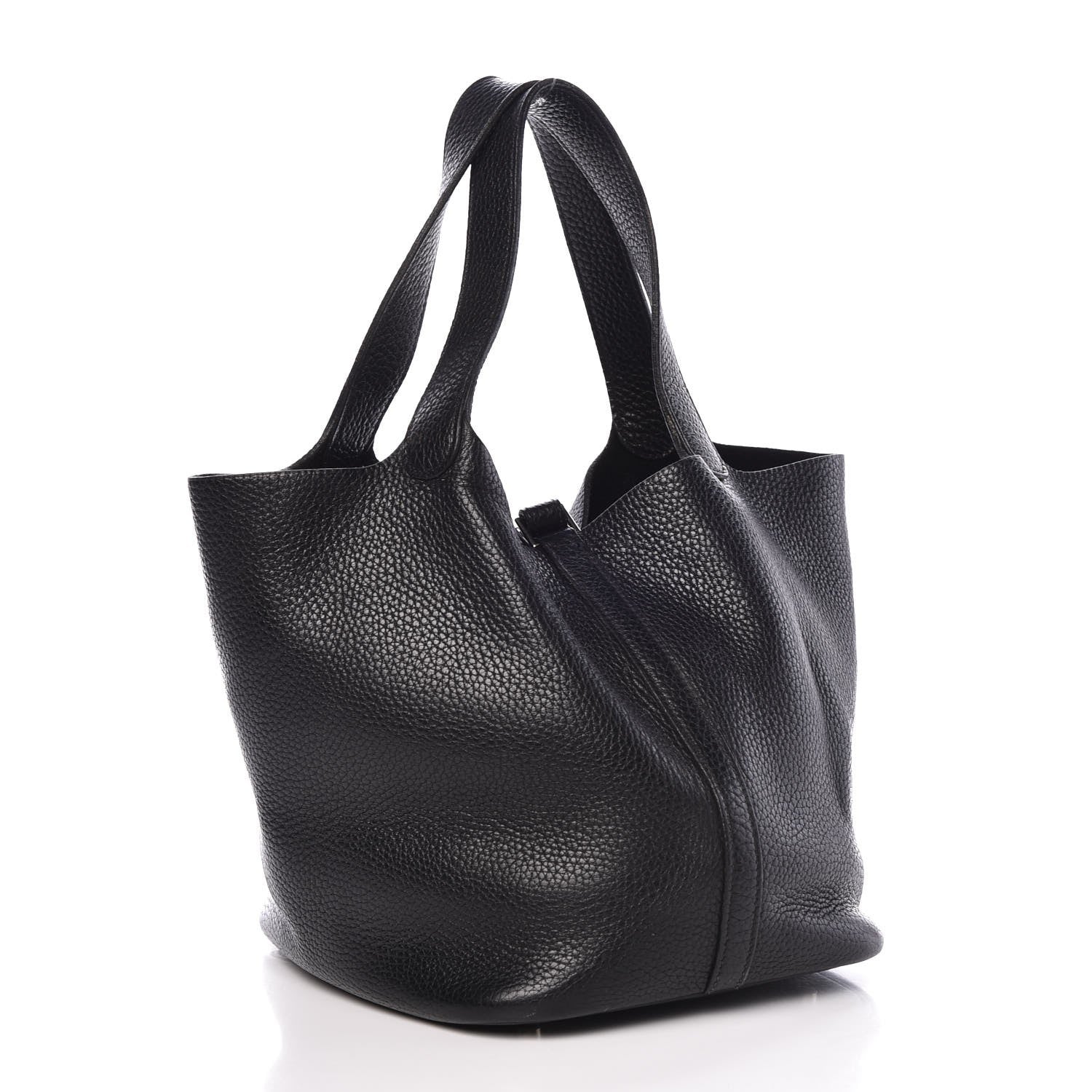 Hermes Taurillon Clemence Picotin 22 MM Black 3 of 8