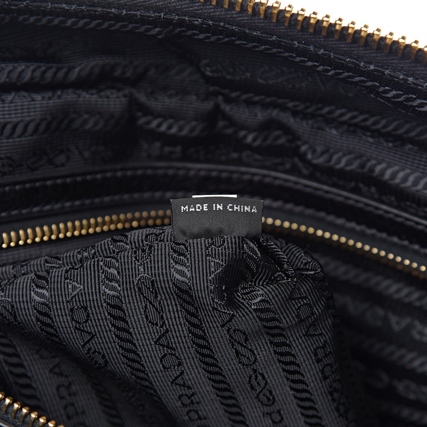 Prada Vitello Shine Bauletto Black 7 of 10