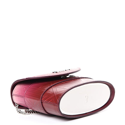 Chloe Calfskin Embossed Small Aby Lock Brown Purple 3 of 10