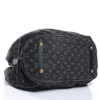 Louis Vuitton Denim Mahina XL Black 4 of 7