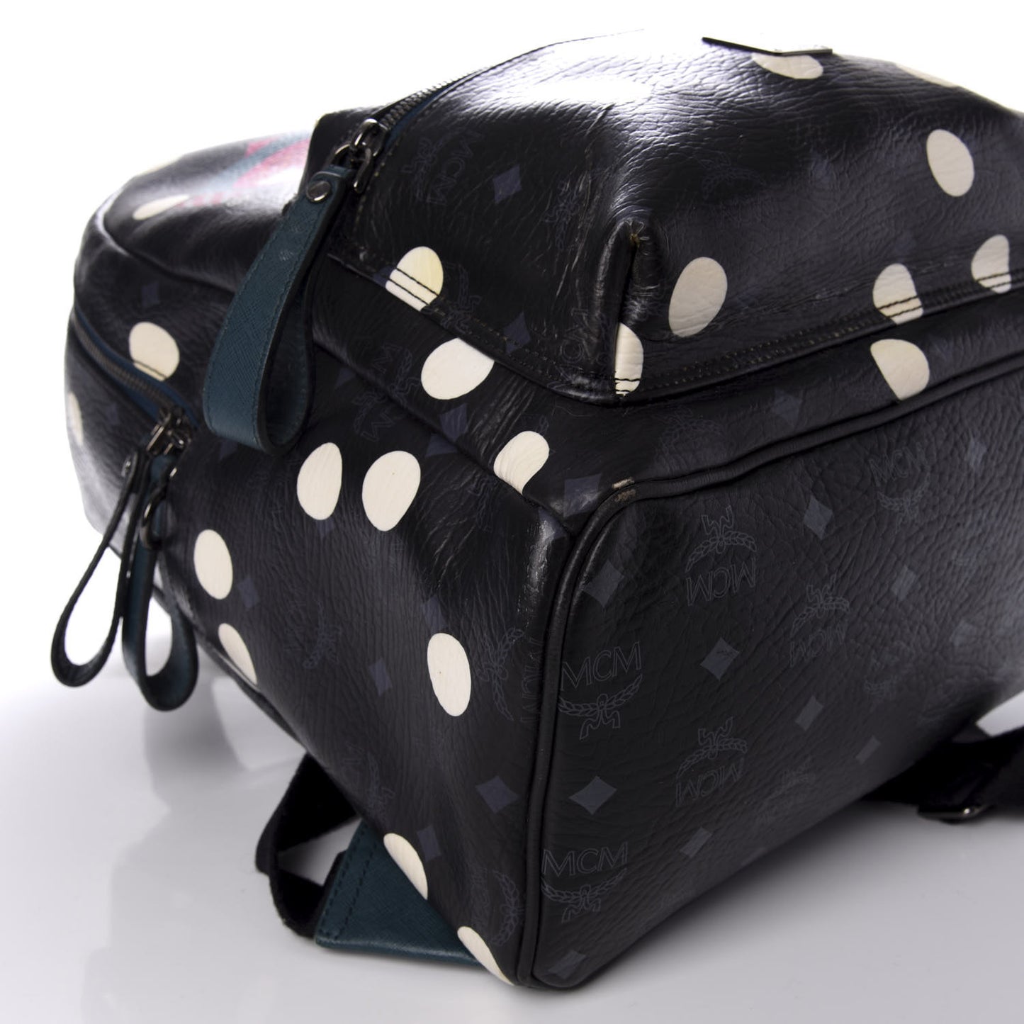 Wrinkled Visetos Small Craig & Karl Beyond Snowdome Backpack Black