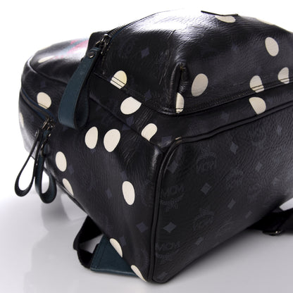 MCM Wrinkled Visetos Small Craig & Karl Beyond Snowdome Backpack Black 9 of 12