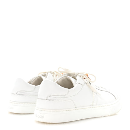 Hermes Calfskin Day Sneakers 39 White 5 of 8