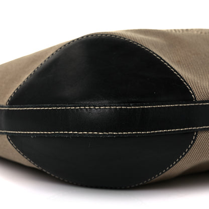 Prada Jacquard Logo Hobo Corda Bruciato 7 of 10