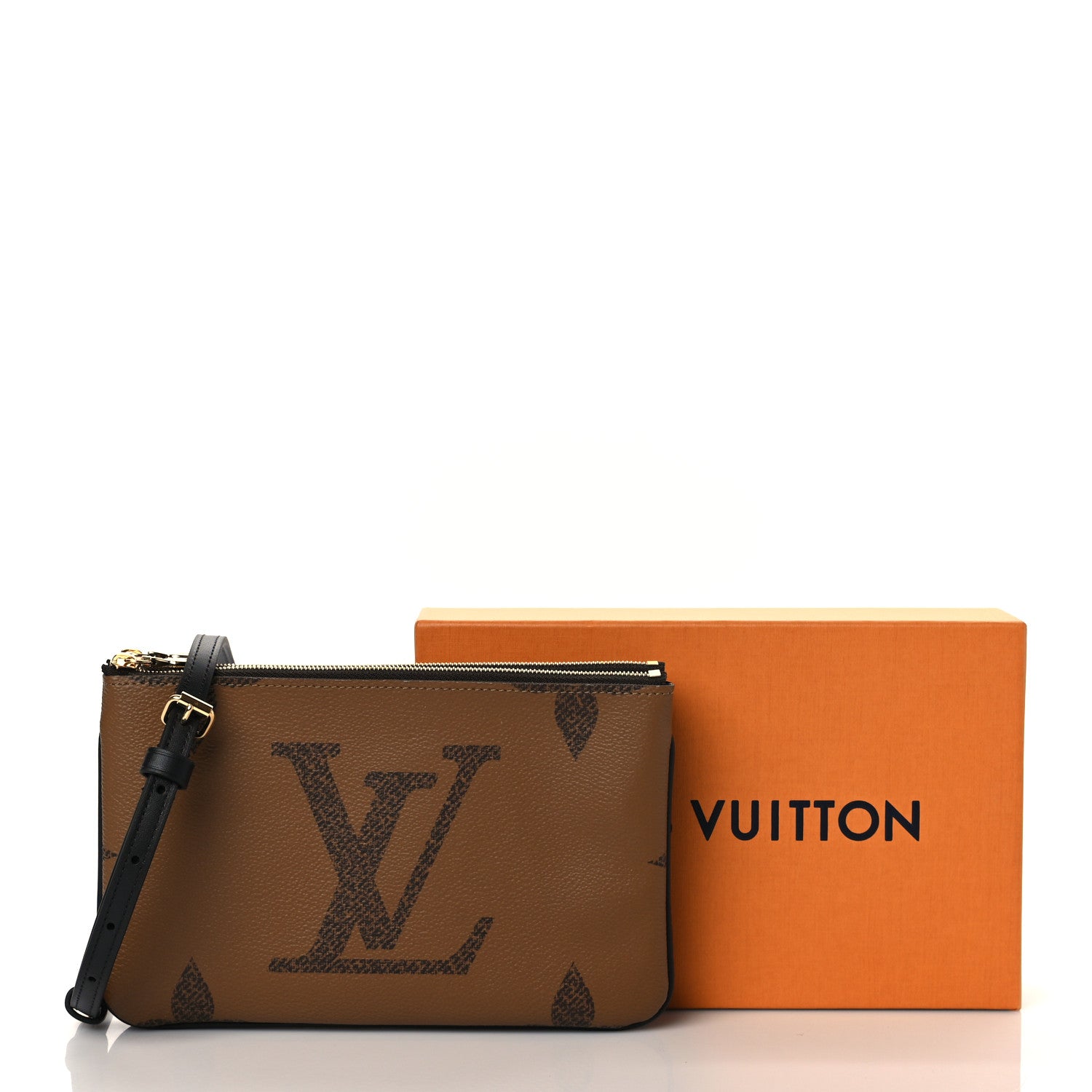 Louis Vuitton Reverse Monogram Giant Double Zip Pochette 11 of 11