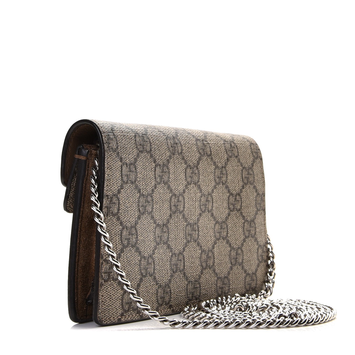 Gucci GG Supreme Monogram Super Mini Dionysus Shoulder Bag Taupe 4 of 11