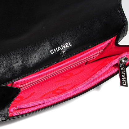 Chanel Calfskin Quilted Cambon Flap Wallet Black 5 of 7