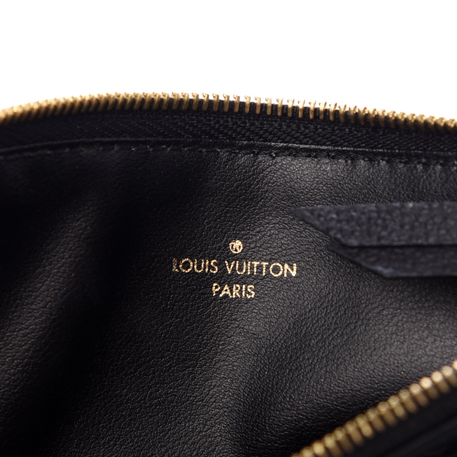 Louis Vuitton Empreinte Felicie Chain Wallet Zippered Insert Black 6 of 6